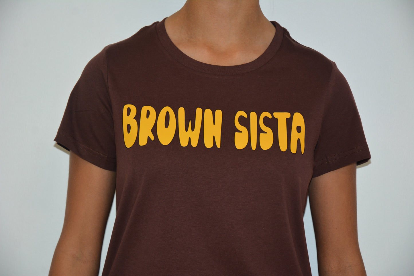 Brown Sista Light Tee Brown - Orange