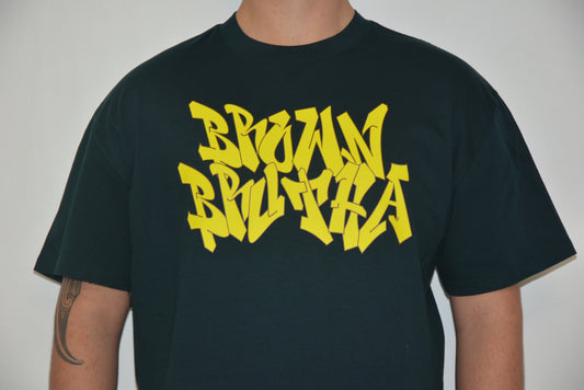 Brown Brutha TB Street Heavy Tee - Yellow