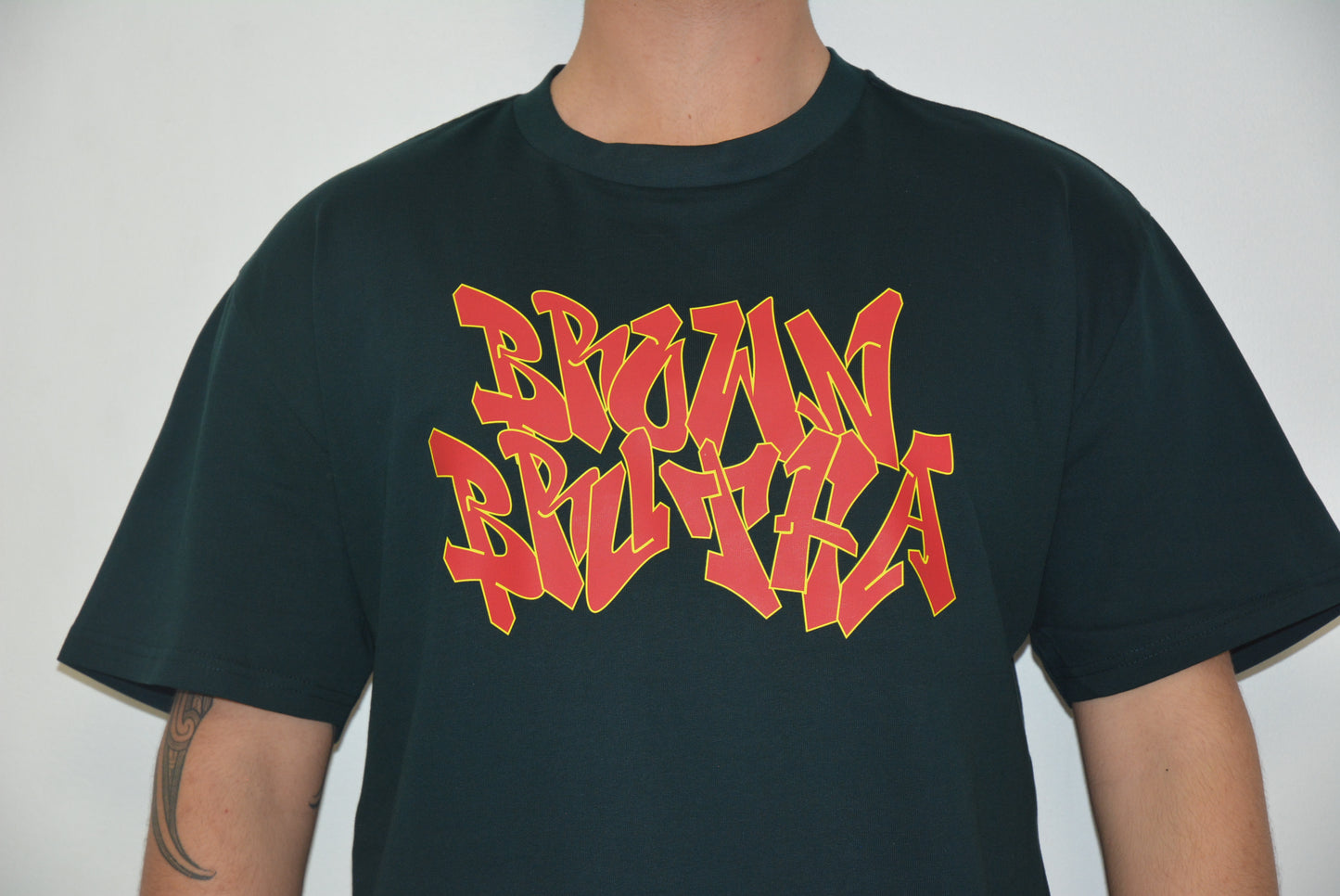 Brown Brutha TB Street Heavy Tee - Red