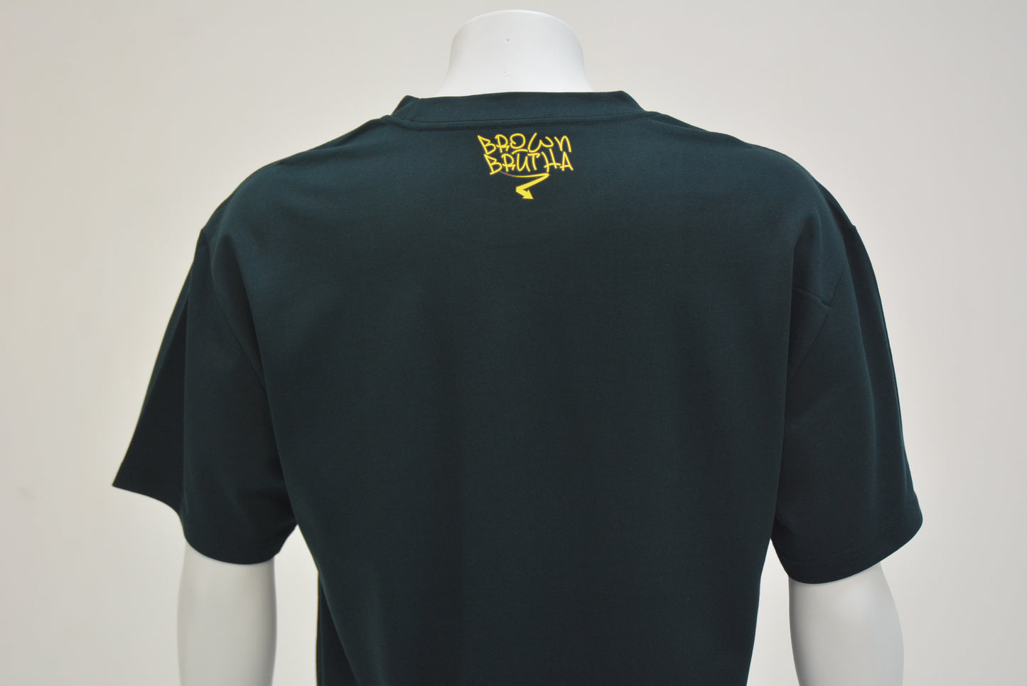 Brown Brutha Heavy Tee  UTMB Green - Yellow