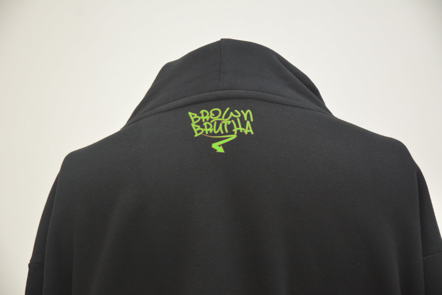 Brown Brutha Heavy Hoodie TB Street Dark Green - Lime